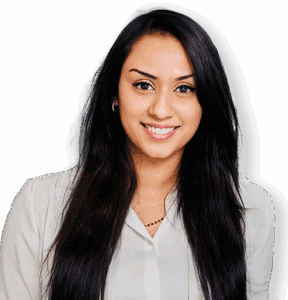 Portret van Sharlinie Hiralal, PSO-adviseur bij &iedereen