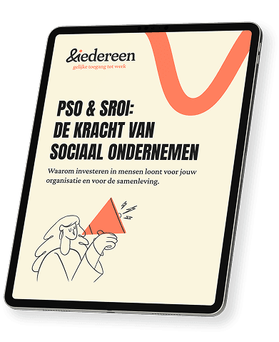 Whitepaper Inzicht in PSO & SROI op een tablet